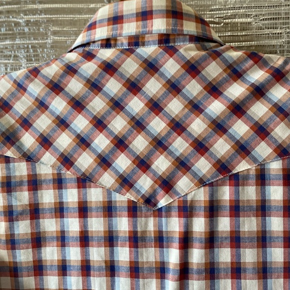 Vintage pearl snap western plaid - Picture 7 of 10